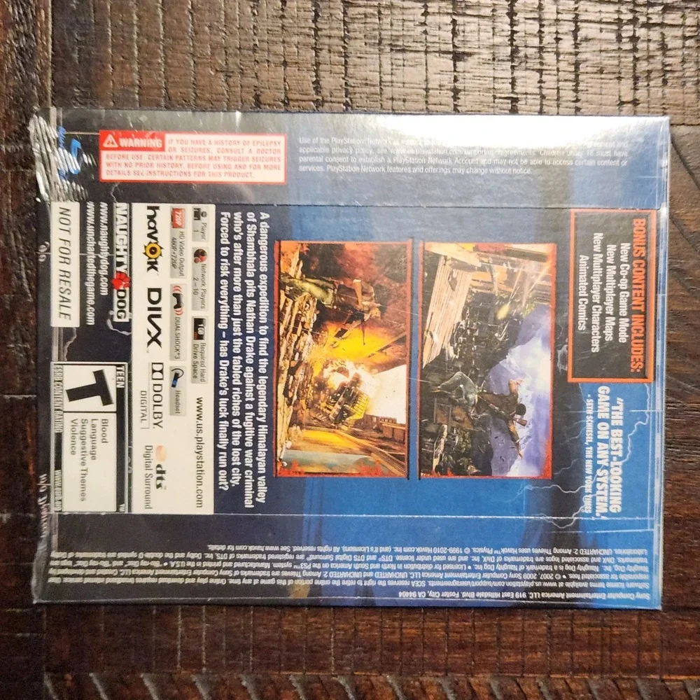 Uncharted 2 Among Thieves PS3 Greatest Hits Game of‎ the Year Edition